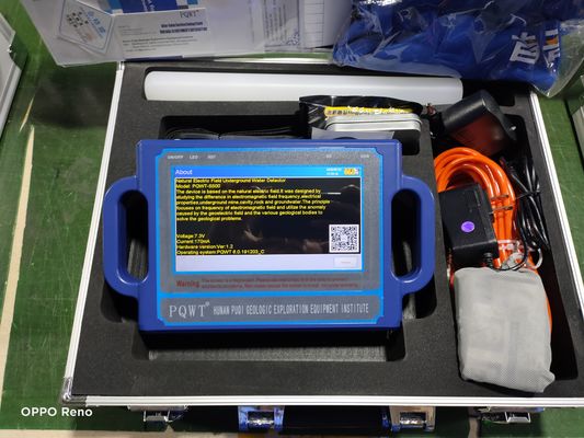 PQWT 물 탐지기, 95% 정확도 36/40/56 주파수 및 지하수 위치 측정 범위 0mV-2000mV