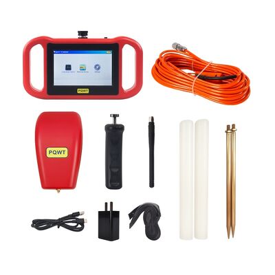PQWT-TCM300 Underground Water Detector with 300m Depth LCD Touch Screen and Rechargeable Lithium Battery for Geophysical Survey