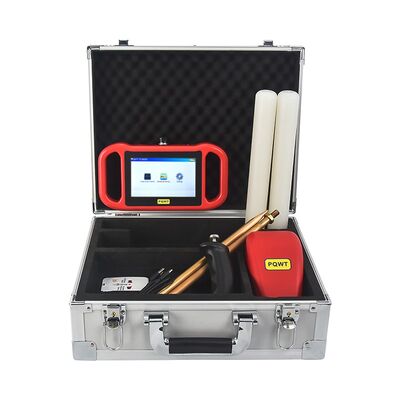 PQWT-TCM 물 탐지기 33 주파수 LCD 터치 스크린과 1500m 표면 검색 범위